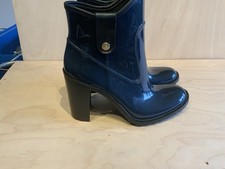 High Heel Gummistiefeletten