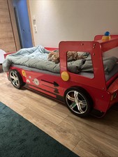 Feuerwehr Autobett Mit LED Licht Und Sirene 
