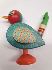 Djeco Vogelkpfeife " Animambo" aus Holz, Mundst. aus Kunstst. 10,5 x 3,5 x 10 cm