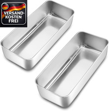 Edelstahl Kastenform Set 2er