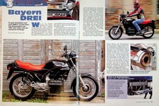 Motorrad Classic 1865) BMW K 75 in einer seltenen Vorstellung auf 2 Seiten