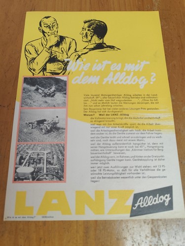 Lanz alldog traktor - traktor, tractor
