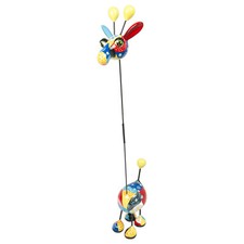 Crazy Giraffe Pop Art Skulptur