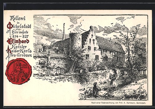 Michelstadt ansichtskarte - michelstadt,,