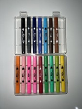 Filzstifte Set 16 Stk. Kinder Fasermaler Faserstifte Malstifte Mini Twinmarker