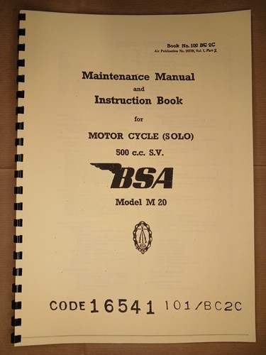 Bsa m20 1939 modelle - bsa, wd