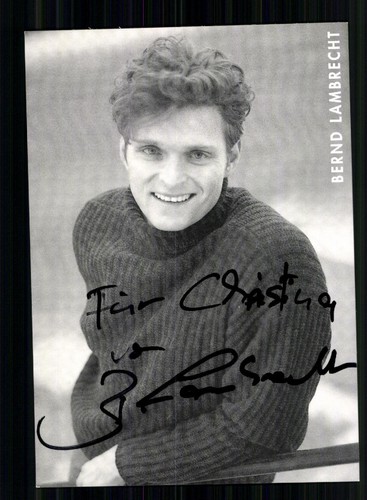 Bernd lambrecht autogrammkarte - lambrecht,