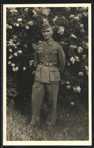 German foto soldat des - ww, foto-ak