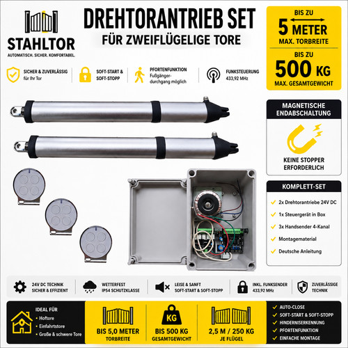 Torantrieb drehtorantrieb set - torantrieb,