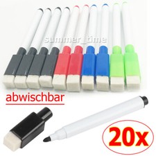 20x Magnet Whiteboard Marker Stifte Board Tafelwischer Flipchartmarker NEU