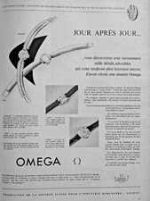PRESSEWERBUNG 1954 OMEGA UHREN SCHWEIZ SALTARELLE - CHLOE - CLETA