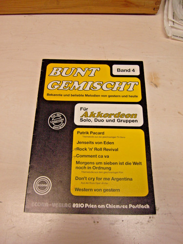 Alte noten bunt gemischt - bunt,