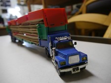 SIKU Modell 4013 MACK Truck mit Brücke in blau aus Sammlung