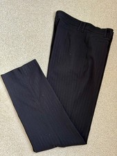 Biba Hose, schwarz, Gr. 40 mit feinen Streifen - Neuwertig