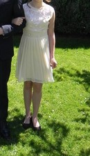 Kleid Festlich Süß apricot