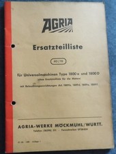 Agria Universalmaschine Typ