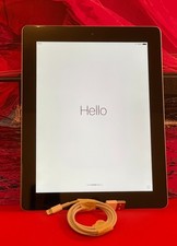 Apple iPad 4. Gen 16Gb WiFi A1458 Silber Grau Retina Guter Zustand mit Ladekabel