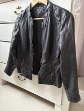 Marc O'Polo Lederjacke Damen schwarz Gr. 34