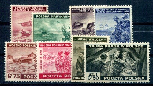 Polen 1943 368 375 - 1943, 368-375