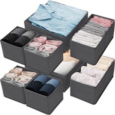 8er Schubladen Ordnungssystem Kleiderschrank Organizer, Faltbare Kleidung