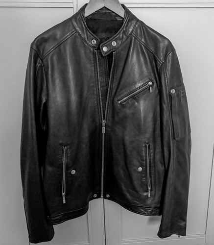 Diesel lederjacke l - diesel,