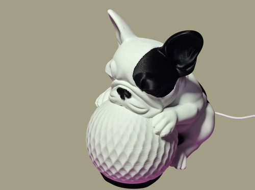 Led lampe hund - 3d-led-lampe, bulldog