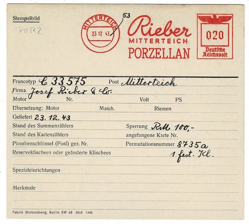 Mitterteich 1943 rieber - mitterteich,