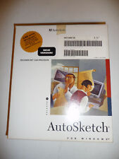 Autodesk Autosketch CAD für Windows Orginal Software 3,5" Disketten 1994
