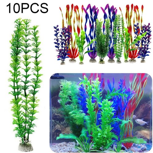 10x künstliche wasserpflanzen - 10x,