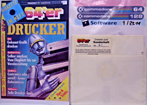 Commodore 128 drucker - --,