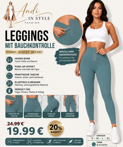 Damen shape leggings mit - damen,
