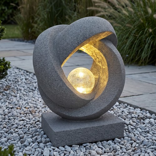 Solarleuchte skulptur - solarleuchte,