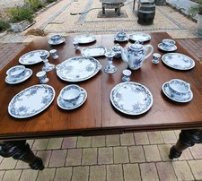 Villeroy und Boch Valeria Blau 6 Personen Kaffee- Frühstücks- Service Eierbecher