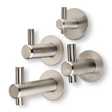 Kleiderhaken Garderobenhaken Wandhaken Haken Garderobe Huthaken Edelstahl SOTECH