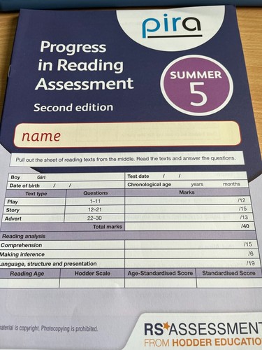 Pira progress reading - (progress,