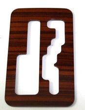 Schaltkulisse Zebrano Holz