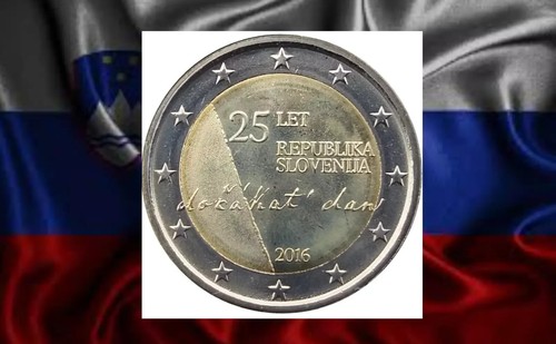 Slowenien münze 2 - slowenien, 2€