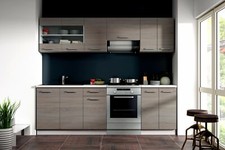 TOP KÜCHE DAVE 240 CM KÜCHENZEILE KÜCHENBLOCK – EICHE SONOMA TRÜFFEL NEU & OVP