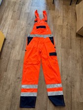 Planam  arbeit Warnschutz Winterlatzhose, uni orange, Größe 98  (182-188  76-80)