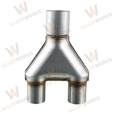 Edelstahl  Auspuff Y Rohr