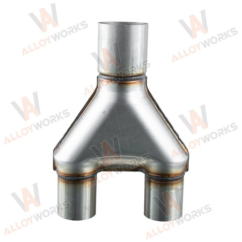 Edelstahl auspuff y - ,