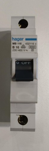 Hager automat mb116 polig - hager, ls-automat