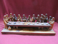 Das letzte Abendmahl Jerusalem Holz geschnitzt