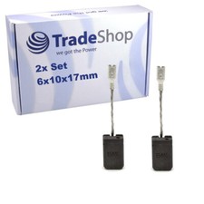 2x Kohlebürsten 6x10x17mm