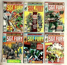 6x Marvel Comics SGT. Fury and