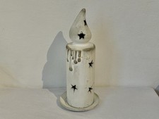 Kerzenhalter Kerze Figur Beige