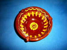 PFAUENAUGE Aschenbecher Bulgarien Keramik  15 x 6,5 cm  dekorativ groß