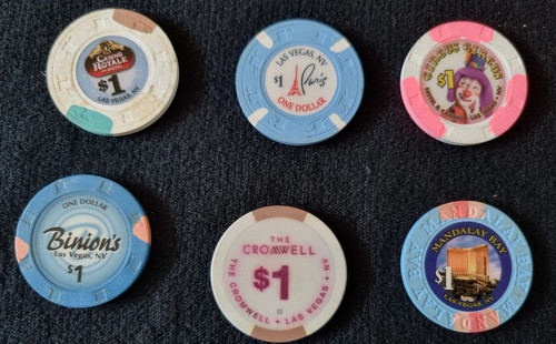 Original casino chips - 6,