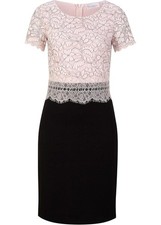 Neu kleid mit eleganter - mit, spitze