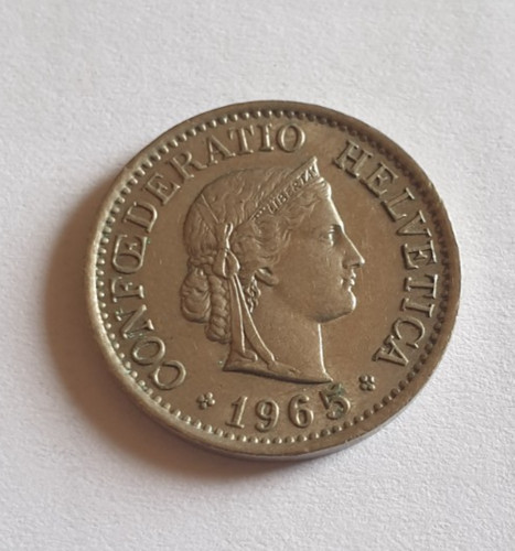 1965 schweizer franken - franken, 10